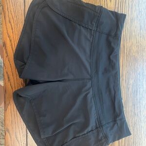 Lululemon Black Zippered Shorts